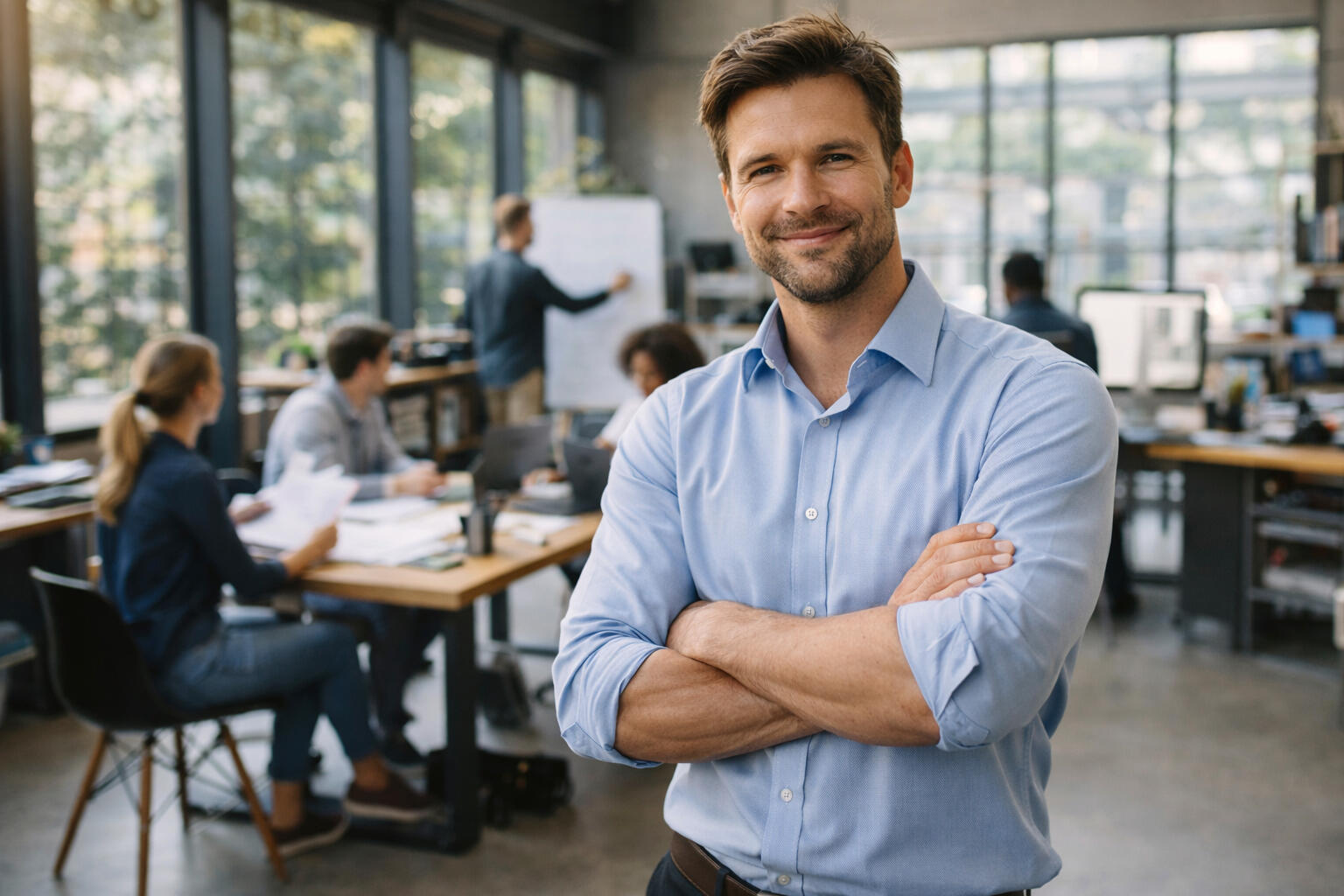 Unternehmer im Büro